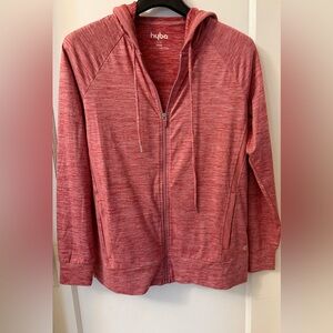 Reitmans Hyba Red Zip-Up Jacket With Hood